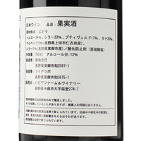 日本ワイン_Nico-Nico Rouge de la Dynamite 2023_バビデファーム&ワイナリー_長野県産赤ワイン_ミディアムボディ_750ml