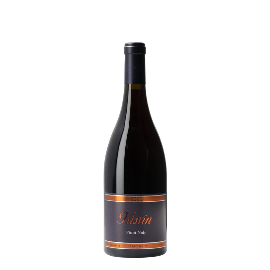日本ワイン_ピノノワール2021_Kisvin Winery_山梨県産赤ワイン_フルボディ_750ml