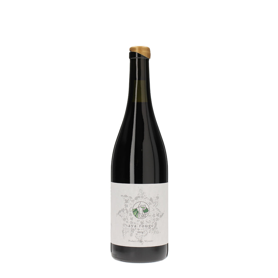 日本ワイン_2024 Aya Rouge 綾ルージュ_KATSUKI WINES_宮崎県産赤ワイン_ミディアムボディ_750ml
