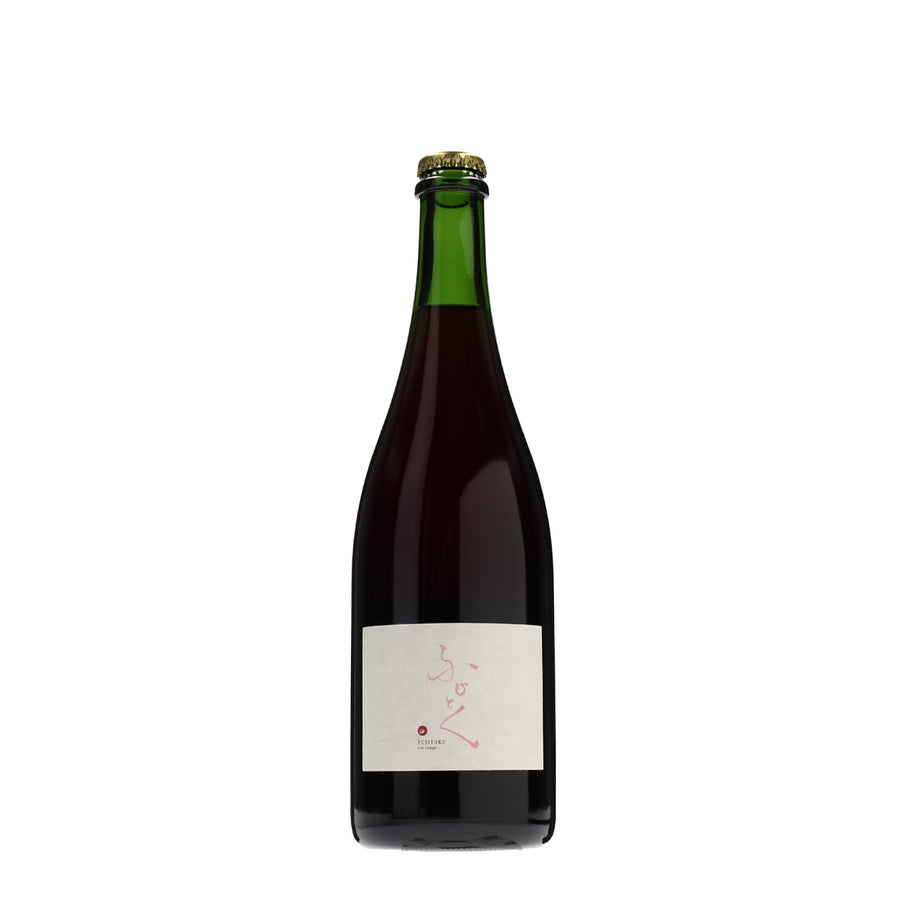 日本ワイン_ふじとく 2022_福山わいん工房_広島県産赤ワイン_ミディアムボディ_750ml