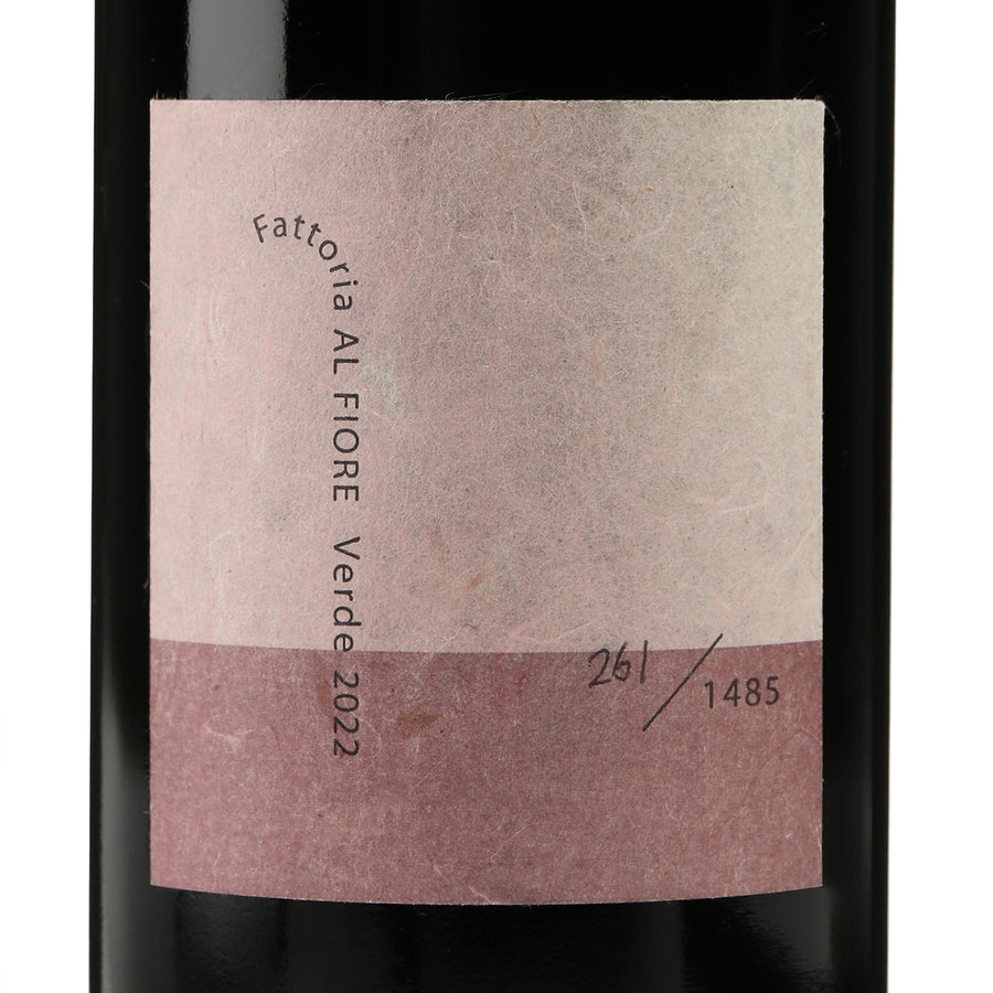 日本ワイン_verde 2022_Fattoria AL FIORE_宮城県産赤ワイン_ミディアムボディ_750ml