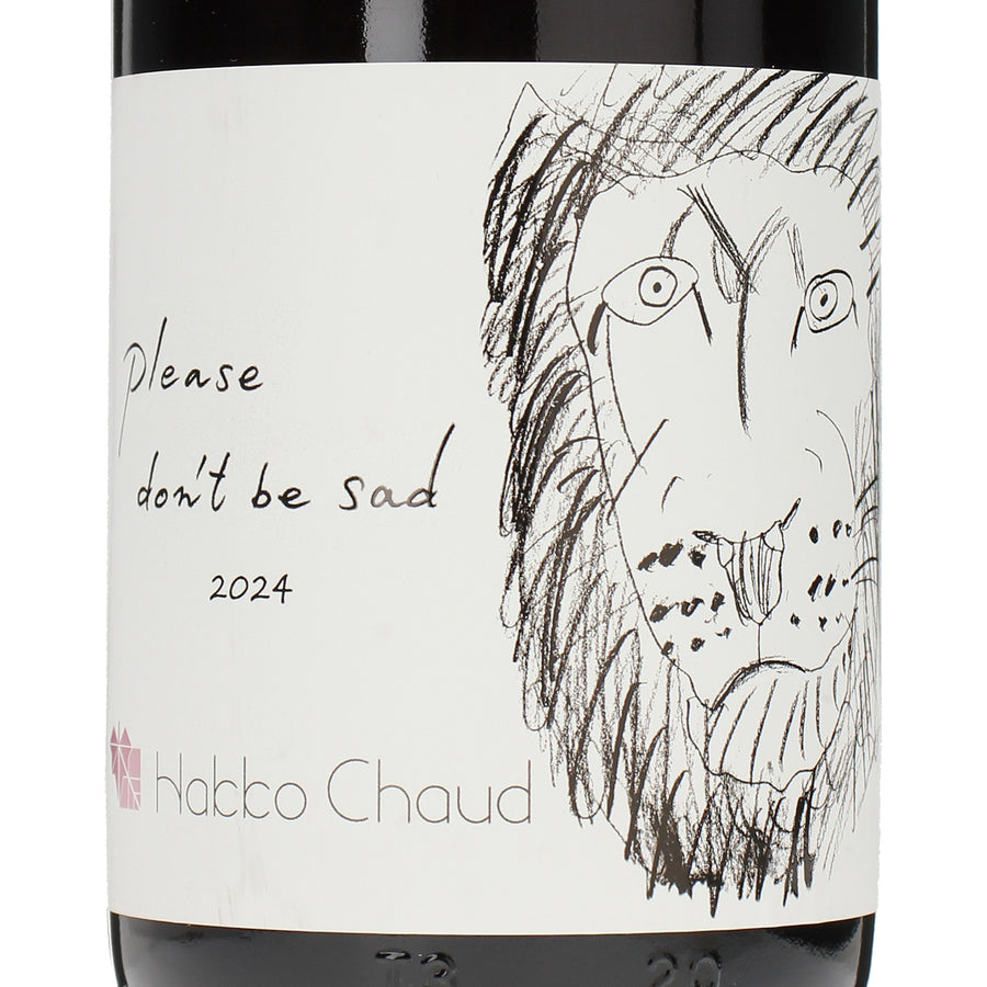日本ワイン_Please don't be sad. 2024_ハッコーショオ_新潟県産赤ワイン_ミディアムボディ_750ml