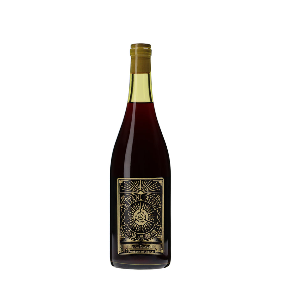 日本ワイン_メルロー 2022+_木谷ワイン_奈良県産赤ワイン_ミディアムボディ_750ml