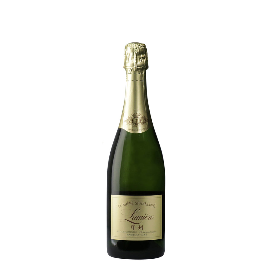 日本ワイン_スパークリング 甲州 2020_ルミエールワイナリー_山梨県産スパークリングワイン_辛口_750ml