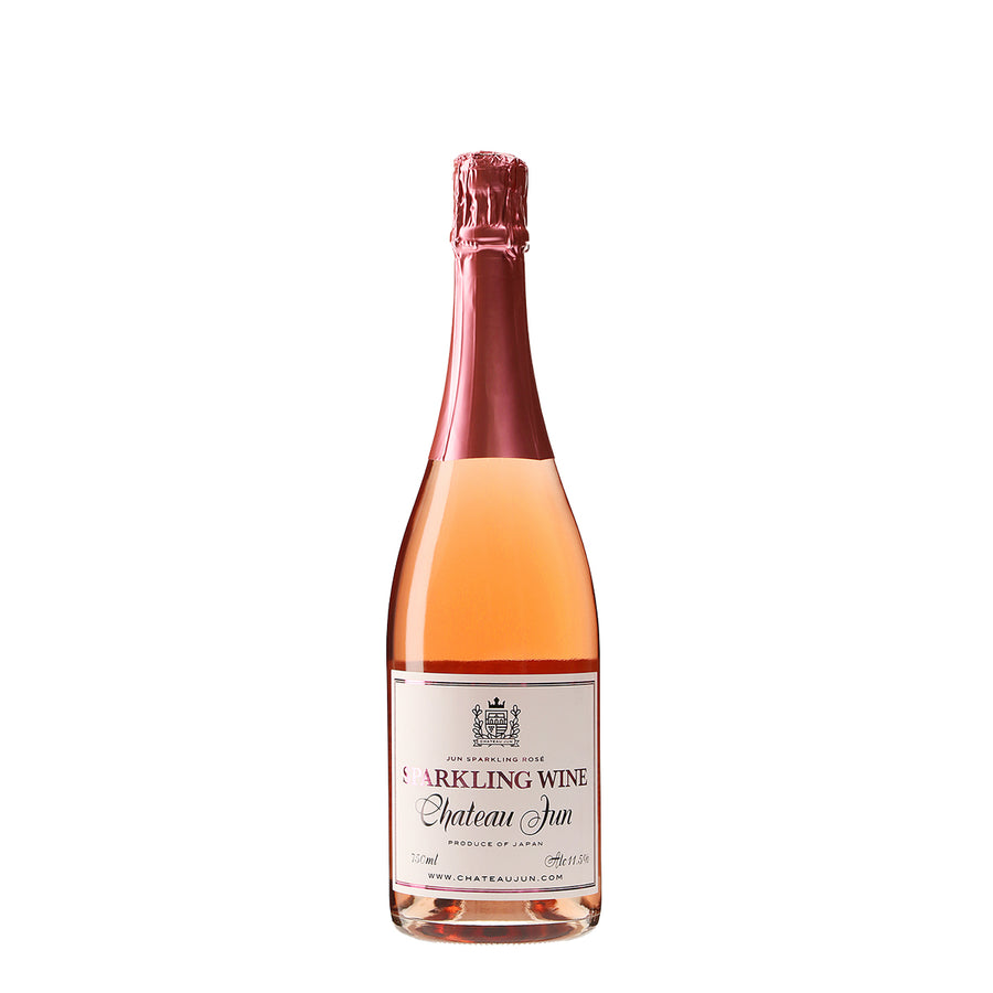 日本ワイン_ジュン スパークリング ロゼ_シャトージュン_山梨県産スパークリングワイン_甘口_750ml