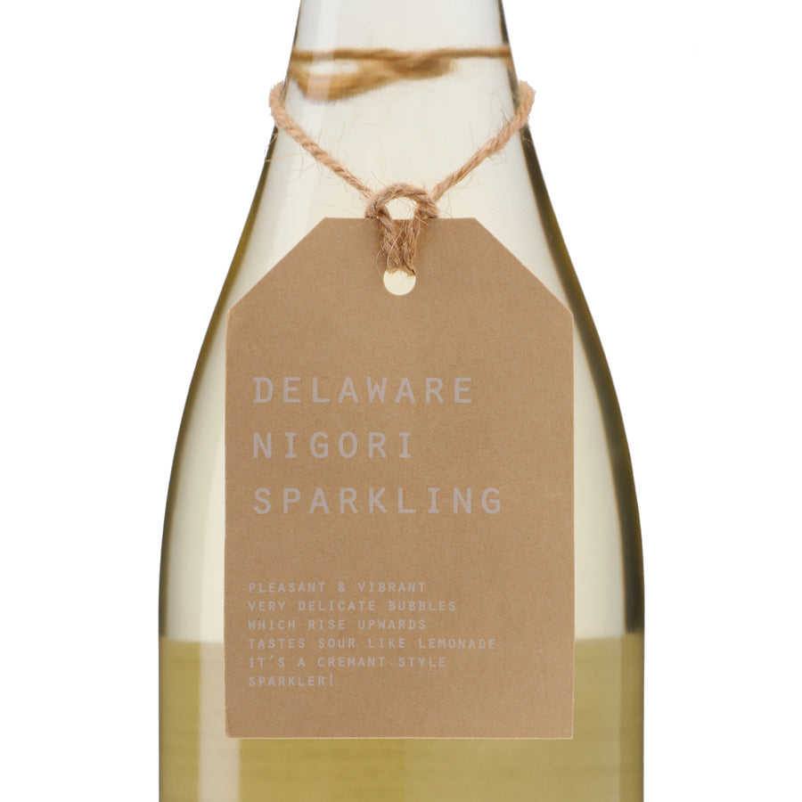 日本ワイン_デラウェア にごりスパークリング 2022_シャトー酒折ワイナリー_山梨県産スパークリングワイン_辛口_750ml