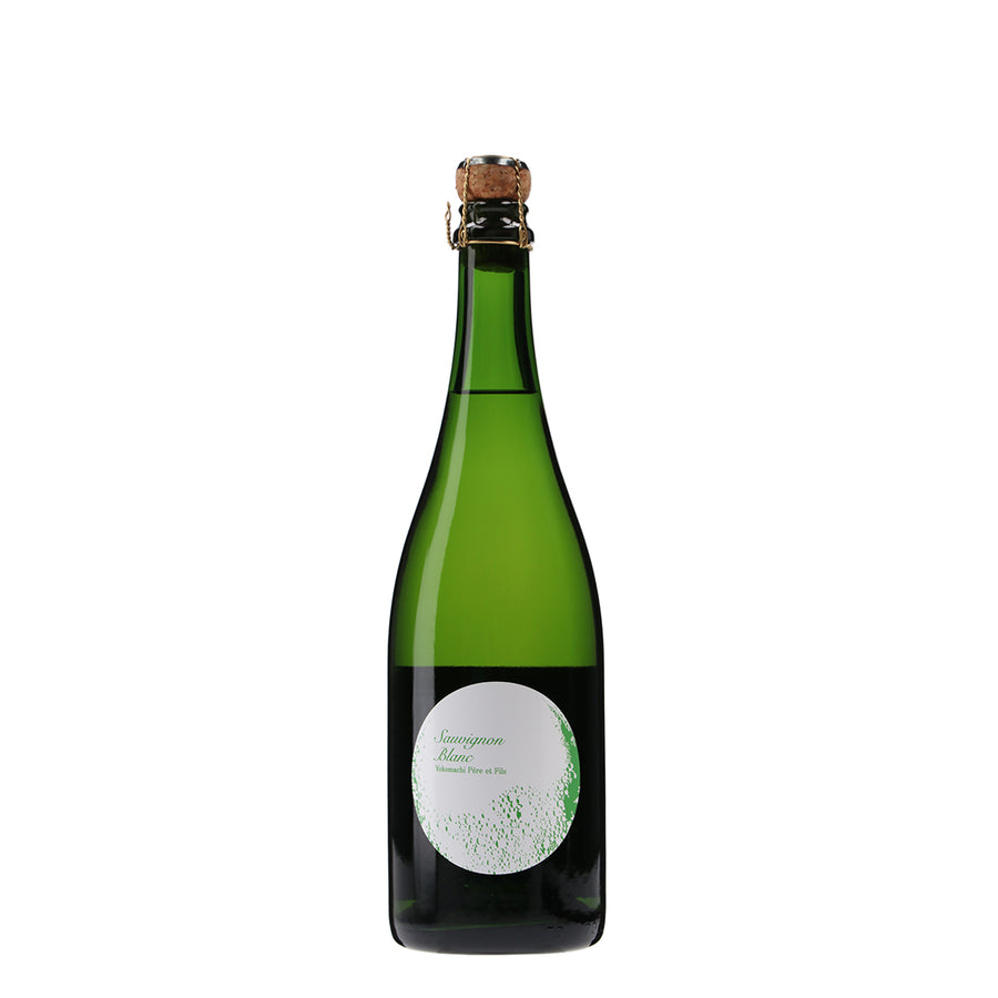 日本ワイン_Sauvignon Blanc 2020 Yokomachi Pere et Fils extra brut_福山わいん工房_広島県産スパークリングワイン_辛口_750ml