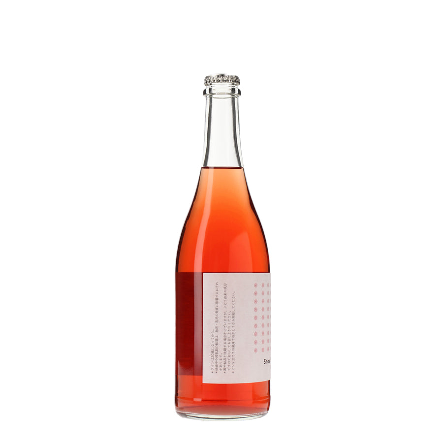 日本ワイン_スノーリバー ロザートソーダ 2023_雪川醸造_北海道産スパークリングワイン_辛口_750ml