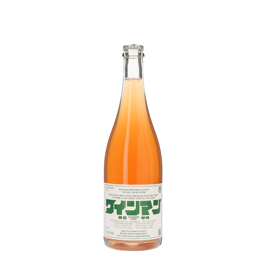 日本ワイン_勝沼産 甲州_WINEMAN FACTORY_東京都産スパークリングワイン_辛口_750ml