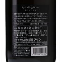 日本ワイン_スパークリングワイン キウイ_都農ワイン_宮崎県産フルーツワイン_甘口_750ml