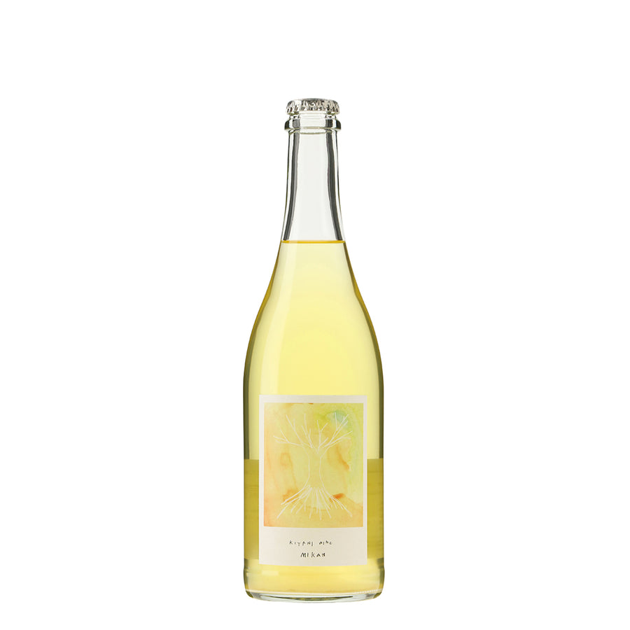 日本ワイン_みかんワイン(明日香村産柑橘2024年)_木谷ワイン_奈良県産フルーツワイン_辛口_750ml