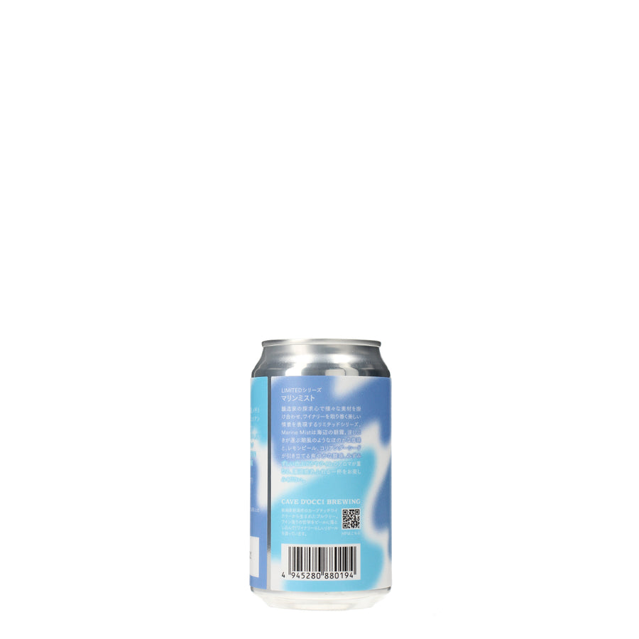 日本ワイン_Marine Mist - マリンミスト -_カーブドッチブルーイング_新潟県産発泡酒_辛口_365ml