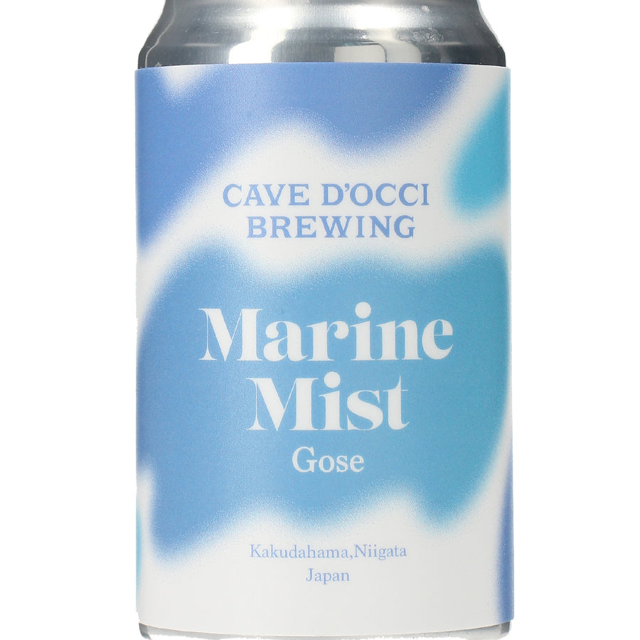 日本ワイン_Marine Mist - マリンミスト -_カーブドッチブルーイング_新潟県産発泡酒_辛口_365ml