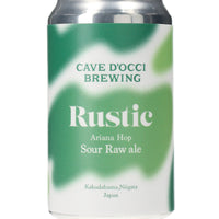 日本ワイン_Rustic - ラスティック -_カーブドッチブルーイング_新潟県産発泡酒_辛口_365ml