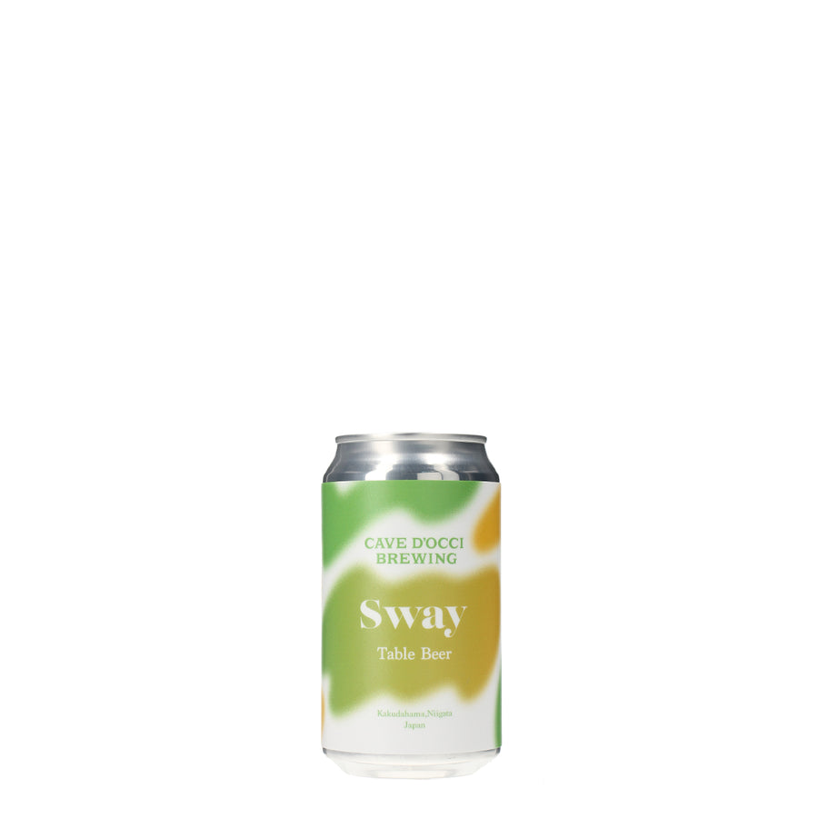 日本ワイン_Sway - スウェイ -_カーブドッチブルーイング_新潟県産発泡酒_辛口_365ml