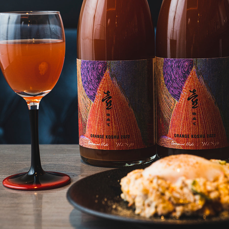 日本ワイン_【ドメーヌヒデ×wa-syu】壺仕立て オレンジ 甲州 2022_ドメーヌヒデ_山梨県産オレンジワイン_辛口_750ml