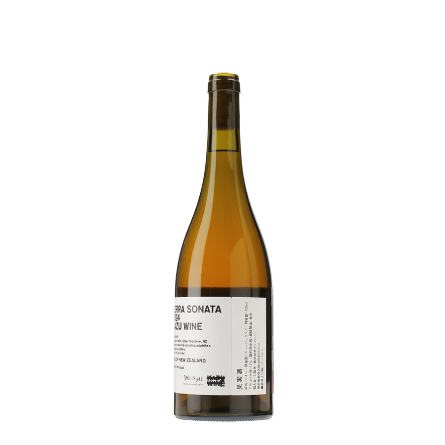 日本ワイン_【KAZU WINE×wa-syu】TERRA SONATA 2024_KAZU WINE_ニュージーランド産オレンジワイン_辛口_750ml
