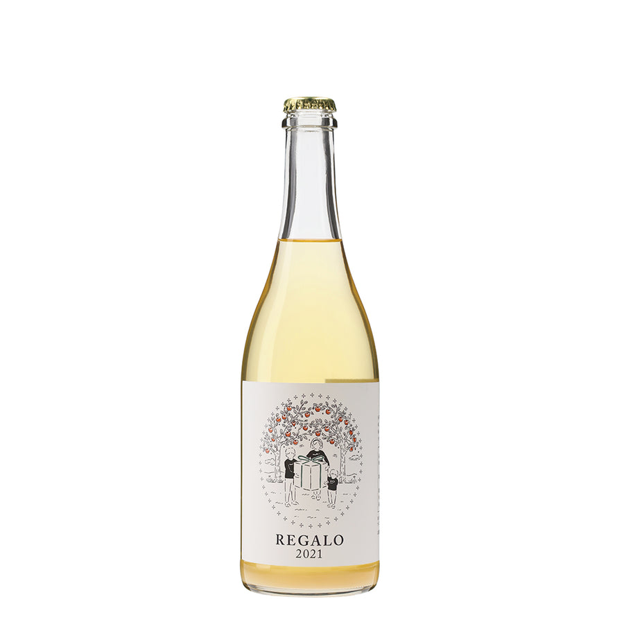 日本ワイン_REGALO 2021 青林 シードル_THREE PEAKS_岩手県産シードル_辛口_750ml