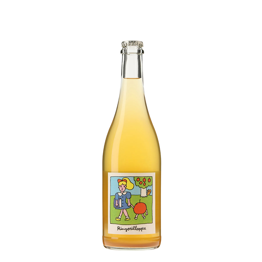 日本ワイン_風追いガール_リンゴリらっぱ_山形県産シードル_辛口_750ml