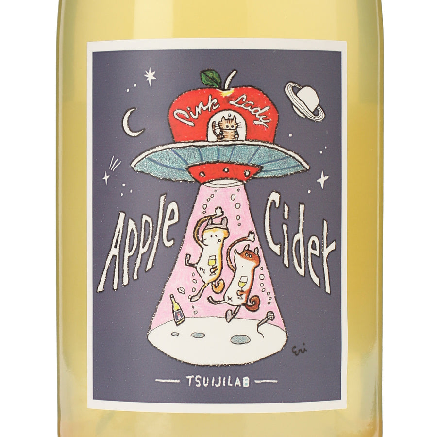 日本ワイン_ピンク・レディー シードル_ツイヂラボ_長野県産シードル_辛口_750ml