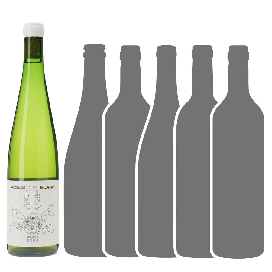 【6本セット】naritaya「Asahidai 245 Blanc」と北海道のwa-syuおすすめワイン