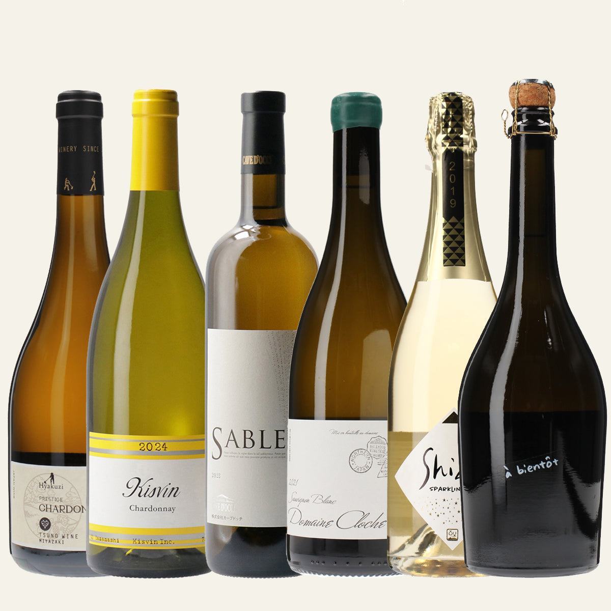 6本セット】特別な日に飲みたい、エレガントな白&泡 /wa-syu Select