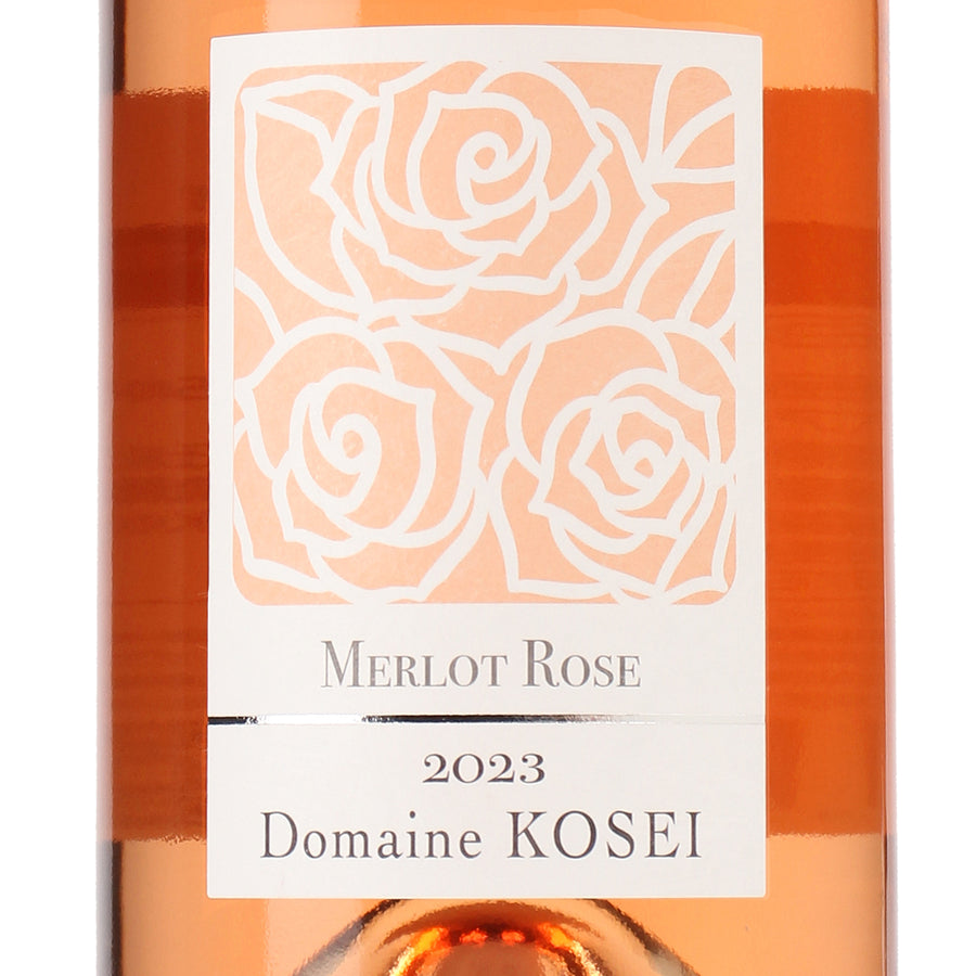 日本ワイン_メルロ ロゼ 2023 無濾過 極辛口_ドメーヌ・コーセイ_長野県産ロゼワイン_辛口_750ml