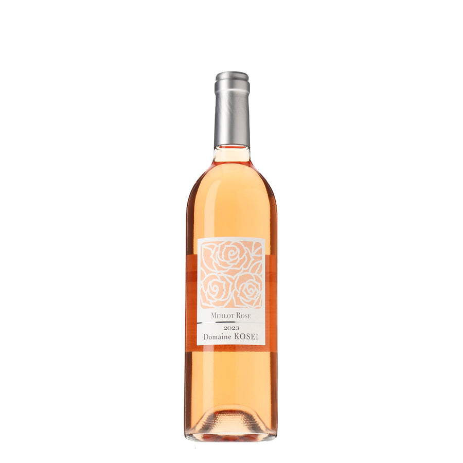 日本ワイン_MERLOT ROSE 2023 K.K. Edition_ドメーヌ・コーセイ_長野県産ロゼワイン_辛口_750ml