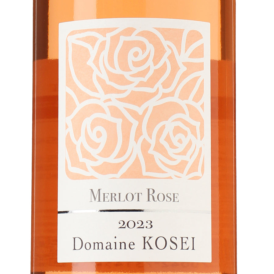 日本ワイン_MERLOT ROSE 2023 K.K. Edition_ドメーヌ・コーセイ_長野県産ロゼワイン_辛口_750ml