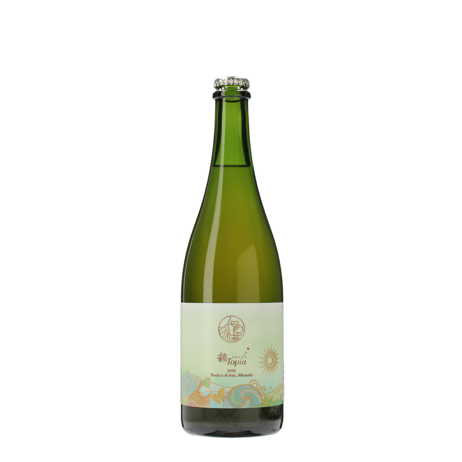 日本ワイン_2023 AyaTopia 綾トピア_KATSUKI WINES_福岡県産白ワイン_辛口_750ml
