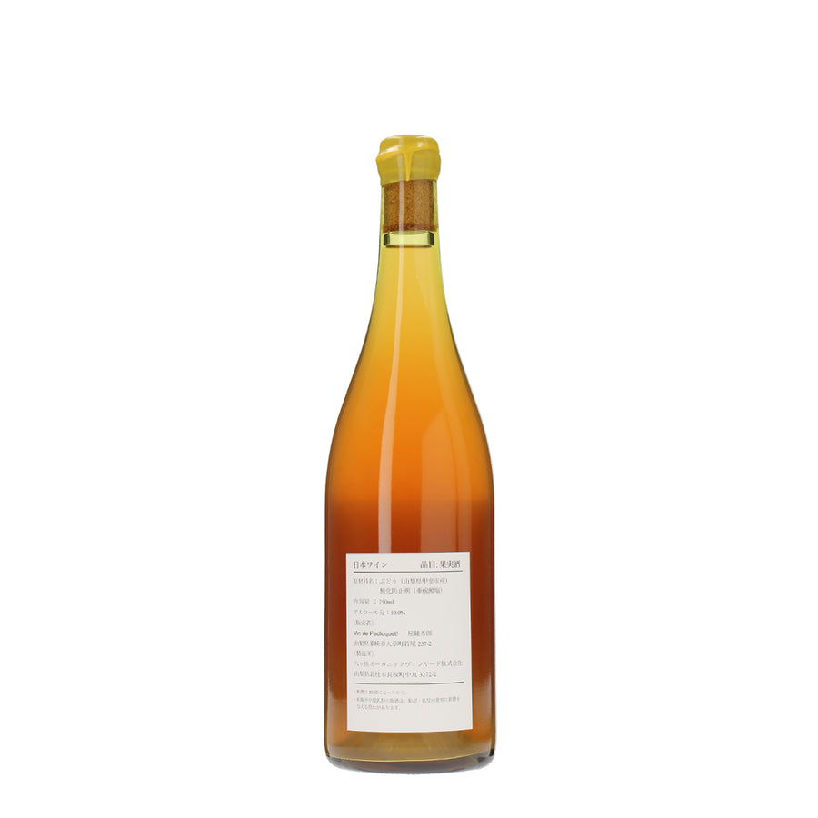 日本ワイン_2024 Blanc de Noir_Vin de Padloquet!_山梨県産白ワイン_辛口_750ml