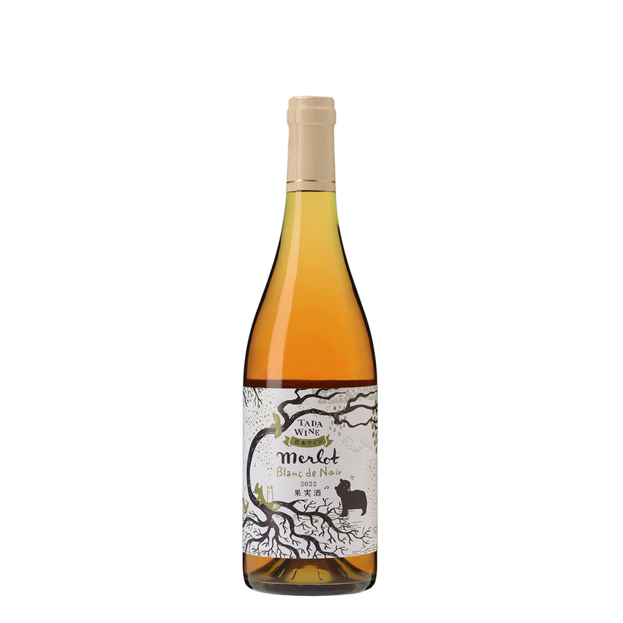 日本ワイン_2022 メルロブラン・ド・ノワール_多田ワイナリー_北海道産白ワイン_辛口_750ml