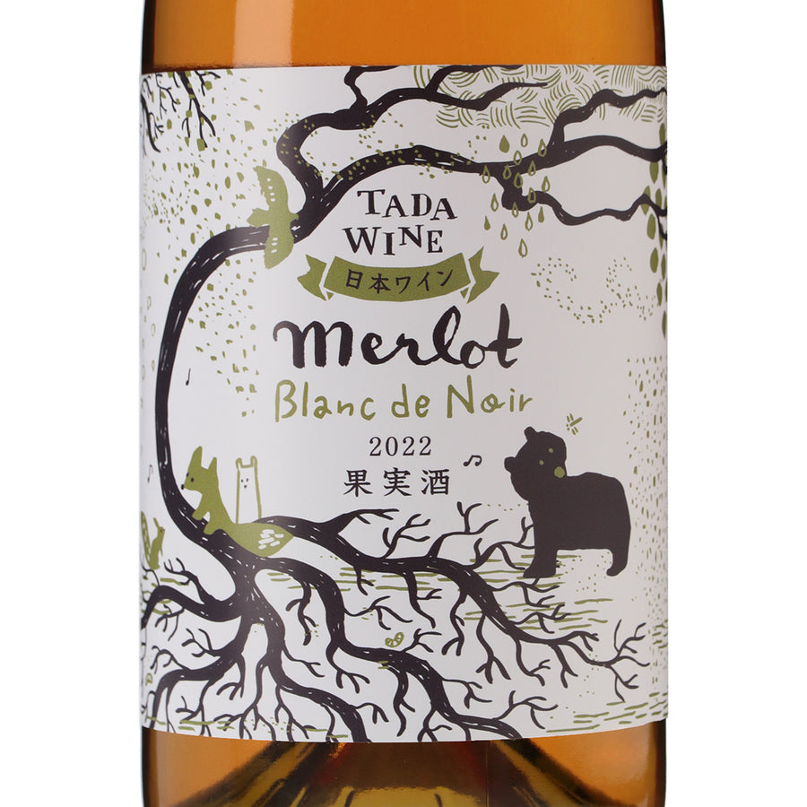 日本ワイン_2022 メルロブラン・ド・ノワール_多田ワイナリー_北海道産白ワイン_辛口_750ml