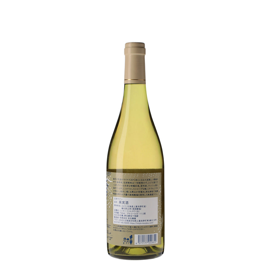 日本ワイン_ミュラー・トゥルガウ 2022_多田ワイナリー_北海道産白ワイン_辛口_750ml