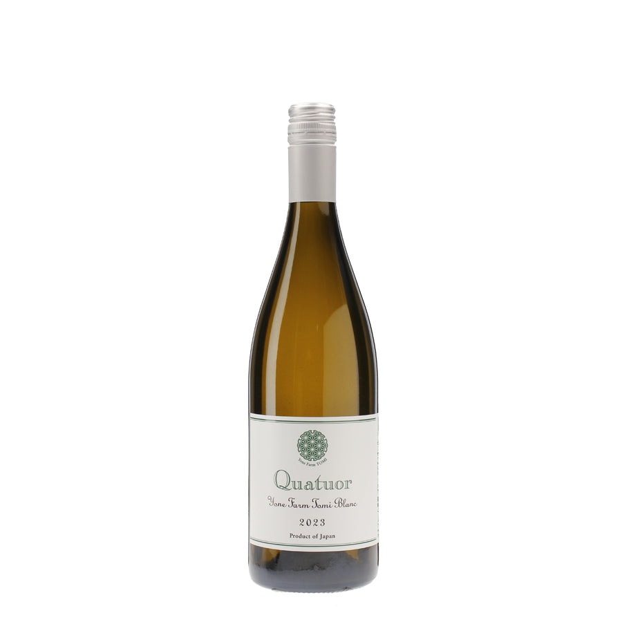 日本ワイン_メランジュ クアチュオール ヨネファーム東御 ブラン 2023_ヨネファーム東御_長野県産白ワイン_辛口_750ml