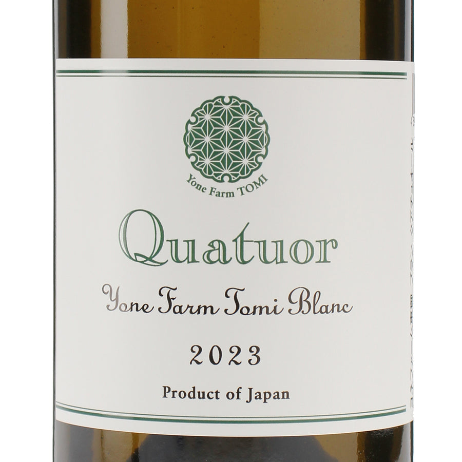 日本ワイン_メランジュ クアチュオール ヨネファーム東御 ブラン 2023_ヨネファーム東御_長野県産白ワイン_辛口_750ml