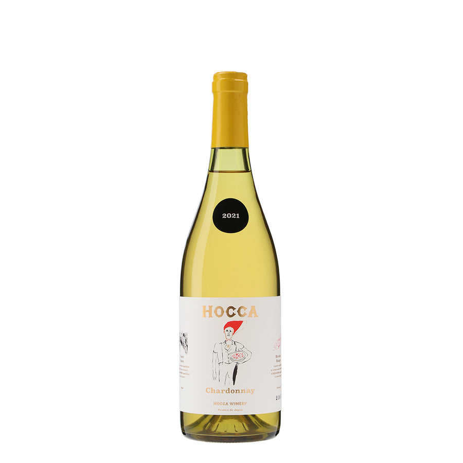 日本ワイン_HOCCA Chardonnay 2021_HOCCA WINERY_山形県産白ワイン_辛口_750ml