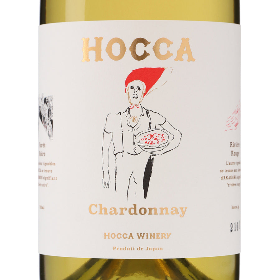 日本ワイン_HOCCA Chardonnay 2021_HOCCA WINERY_山形県産白ワイン_辛口_750ml