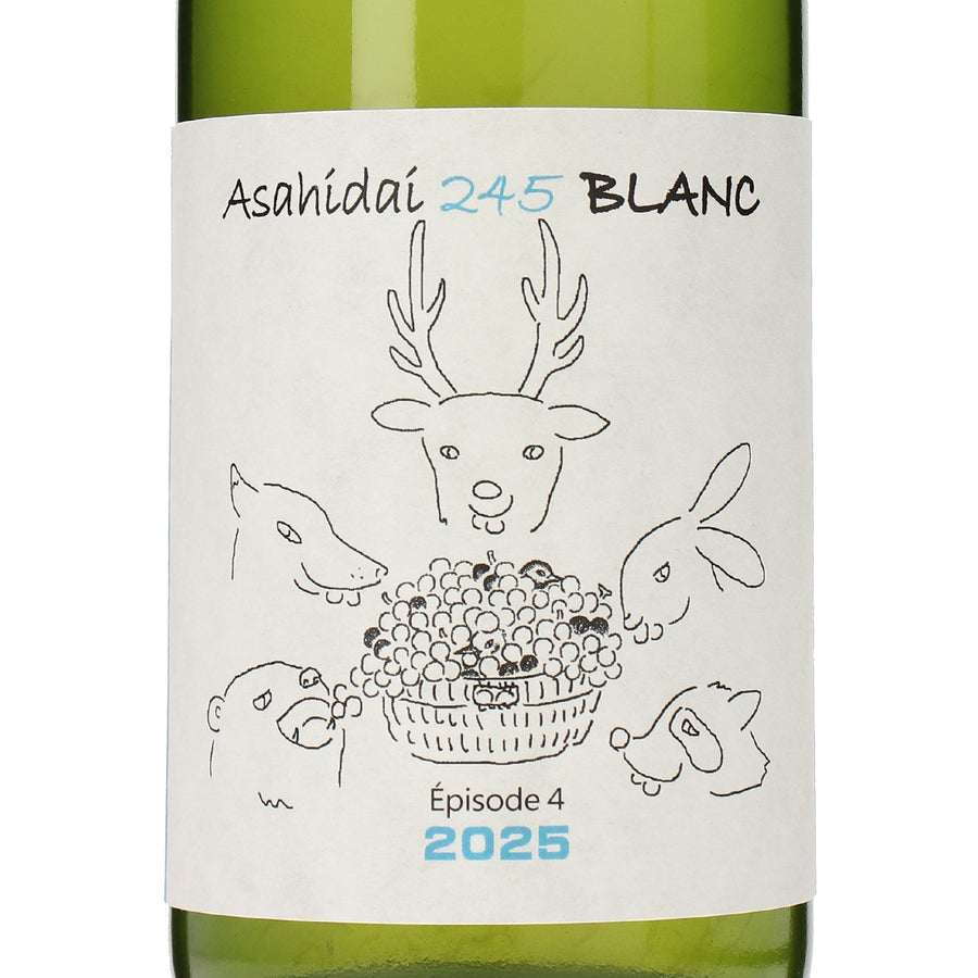 日本ワイン_Asahidai 245 Blanc 2025 -Épisode 4-_naritaya_北海道産白ワイン_辛口_750ml