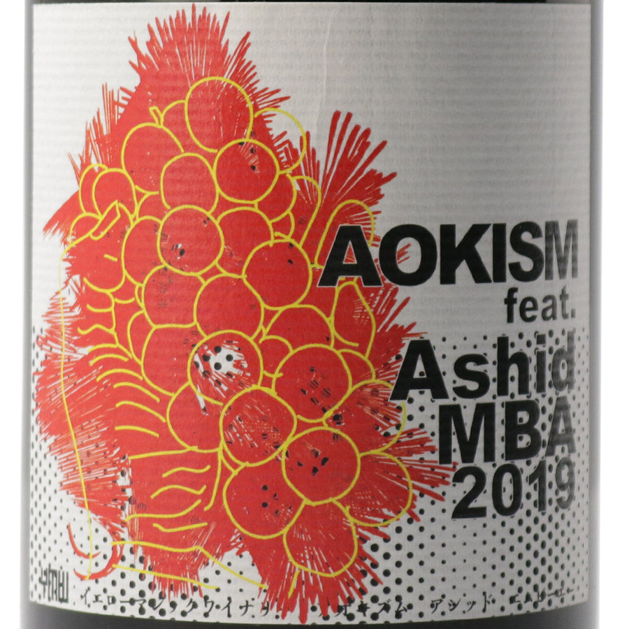日本ワイン_AOKISM feat.Ashid MBA 2019_イエローマジックワイナリー_山形県産赤ワイン_ミディアムボディ_750ml