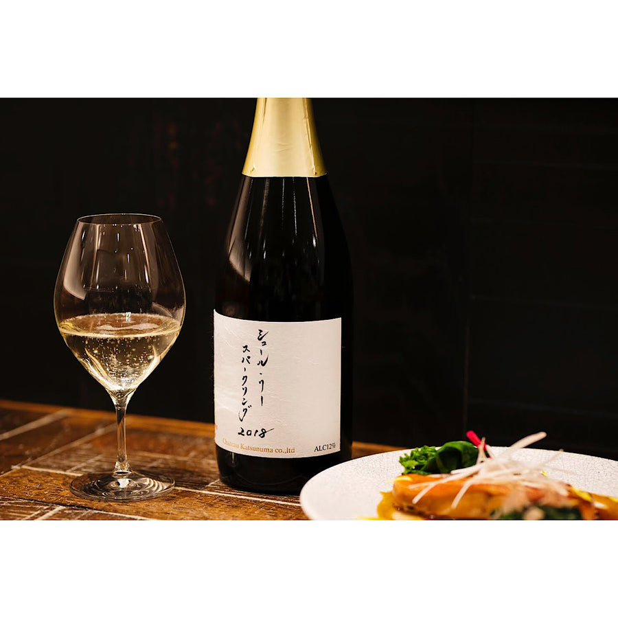 日本ワイン_【wa-syu限定】シュール・リー 甲州 スパークリング 2018_シャトー勝沼_山梨県産スパークリングワイン_山梨県産白ワイン_やや辛口_720ml
