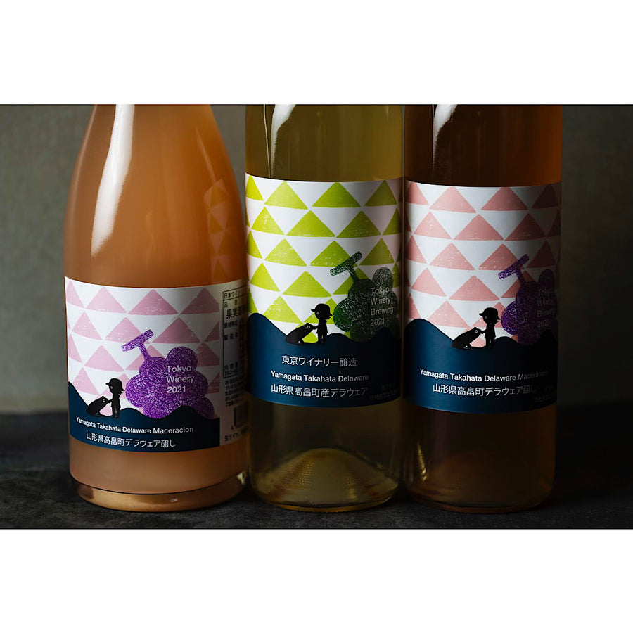 日本ワイン_山形県高畠町デラウェア醸し ペティアン 2021_東京ワイナリー_東京都産スパークリングワイン_東京都産ロゼワイン_辛口_750ml