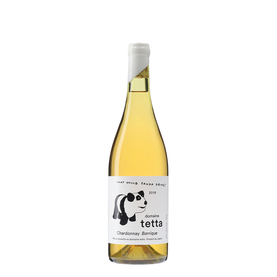 日本ワイン_2019 Chardonnay Barrique_domaine tetta_岡山県産白ワイン_辛口_750ml