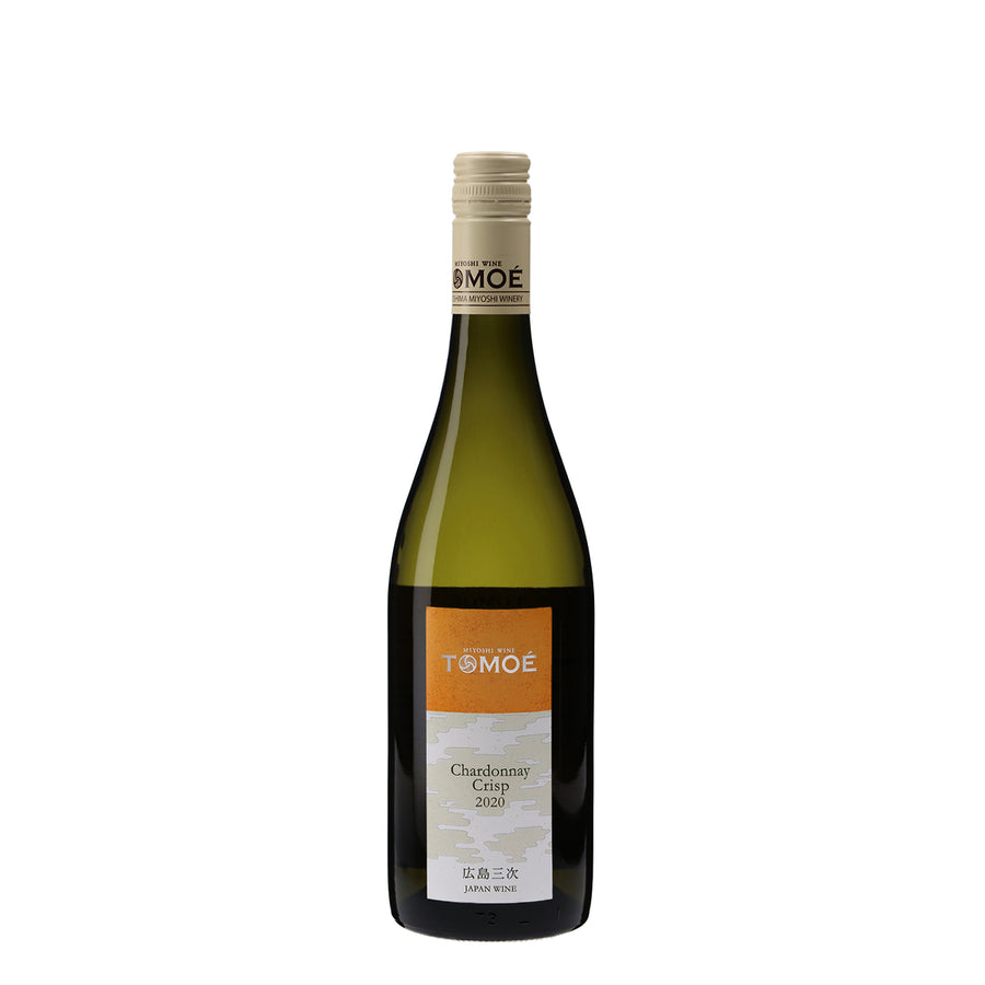 日本ワイン_TOMOÉ シャルドネ クリスプ 2020_広島三次ワイナリー_広島県産白ワイン_辛口_750ml