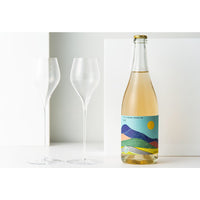 日本ワイン_【岩崎醸造×wa-syu】IWAI KAMOSHI -SPARKLING No.1_岩崎醸造_山梨県産スパークリングワイン_山梨県産白ワイン_辛口_750ml