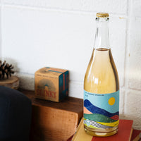 日本ワイン_【岩崎醸造×wa-syu】IWAI KAMOSHI -SPARKLING No.1_岩崎醸造_山梨県産スパークリングワイン_山梨県産白ワイン_辛口_750ml