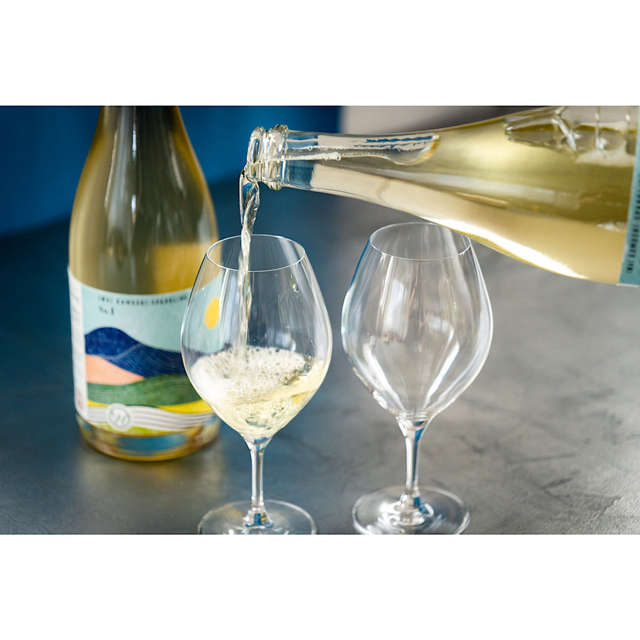 日本ワイン_【岩崎醸造×wa-syu】IWAI KAMOSHI -SPARKLING No.1_岩崎醸造_山梨県産スパークリングワイン_山梨県産白ワイン_辛口_750ml