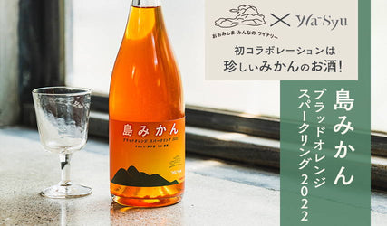 初コラボレーションは珍しいみかんのお酒！大三島みんなのワイナリー×wa-syu『島みかん ブラッドオレンジ スパークリング 2022』