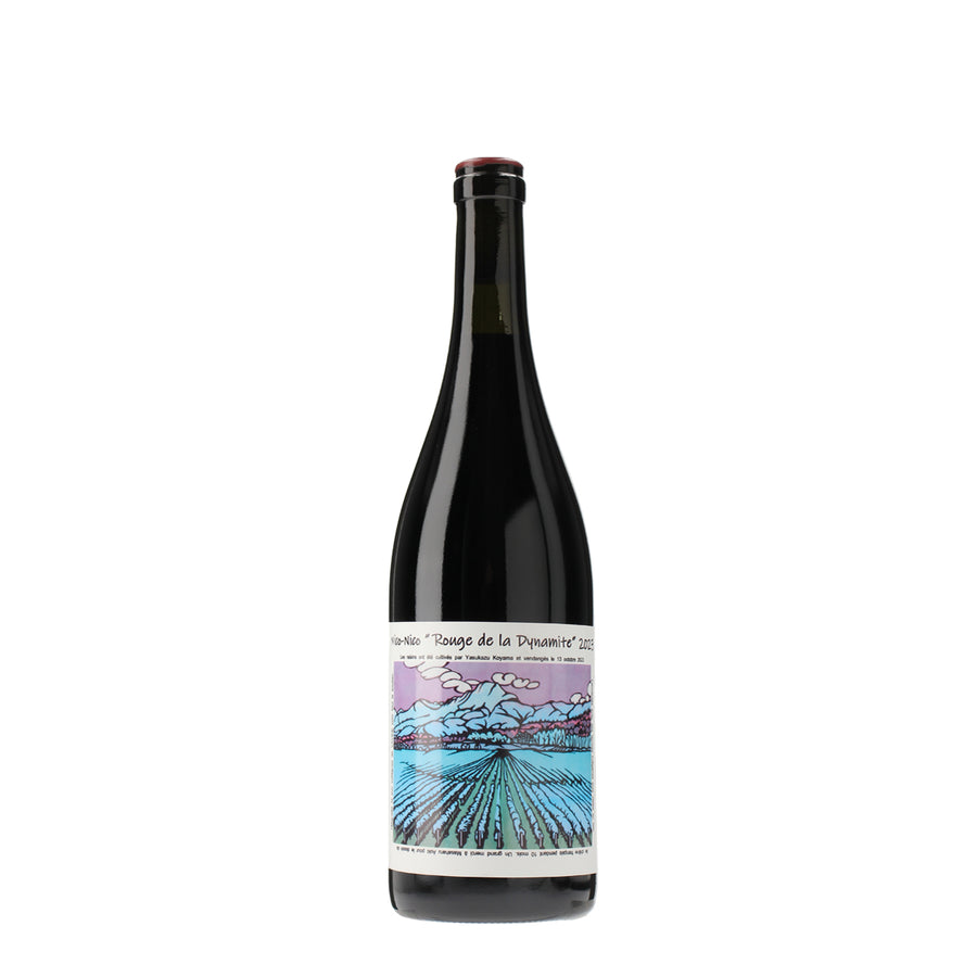 日本ワイン_Nico-Nico Rouge de la Dynamite 2023_バビデファーム＆ワイナリー_長野県産赤ワイン_ミディアムボディ_750ml