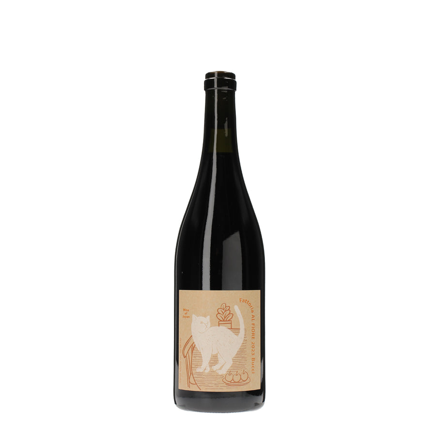 日本ワイン_Bucci 2023_Fattoria AL FIORE_宮城県産赤ワイン_ミディアムボディ_750ml